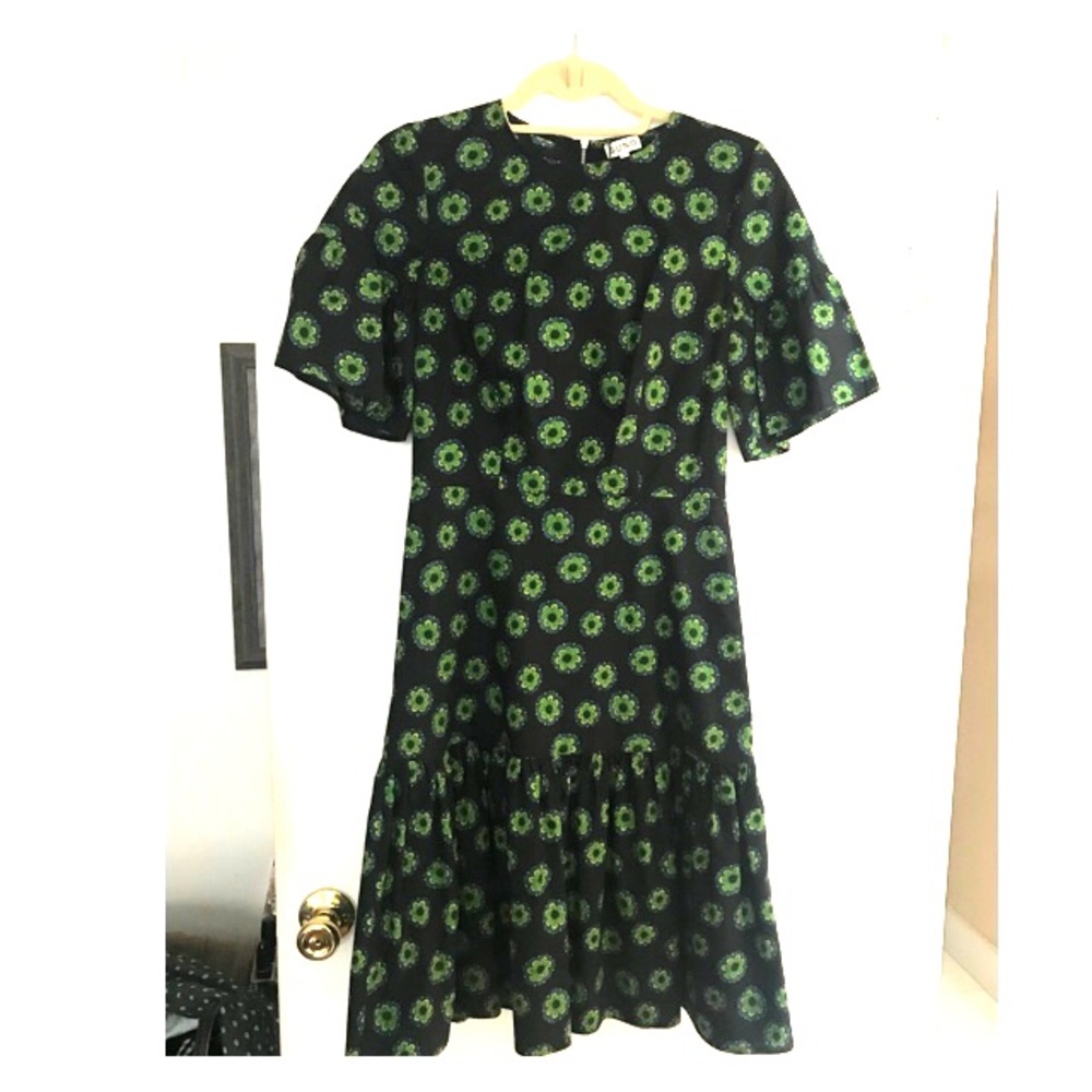 SUNO ruffle hem dress